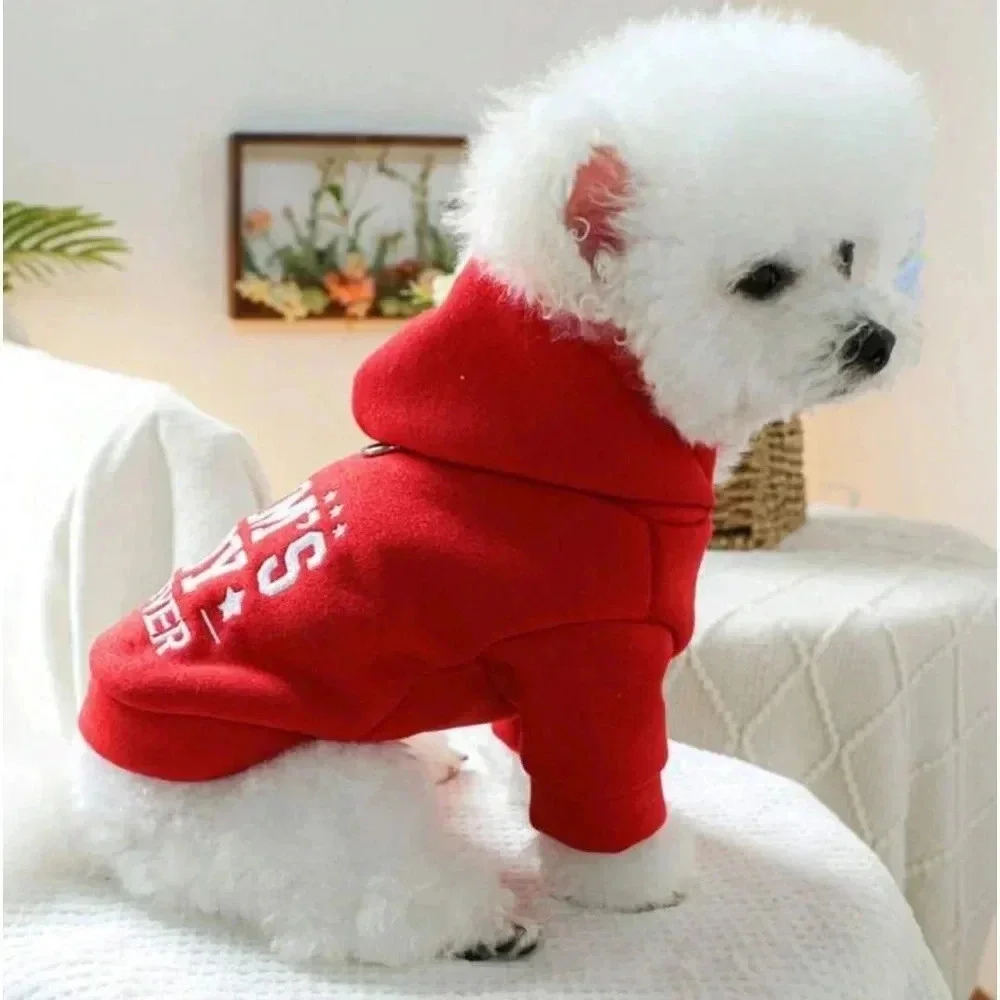 NEW w/o tags (NWOT) Dog Warm Hooded Sweatshirt For Cat/Dog Indoor & Outdoor